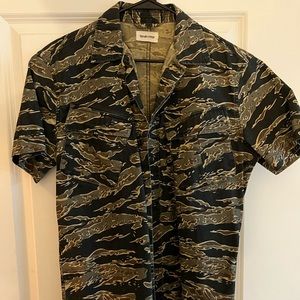 Taylor Stitch tiger camo fatigue shirt size medium